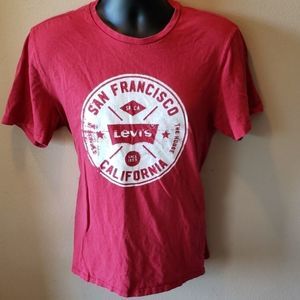 San Francisco classic Levi's tee red and white